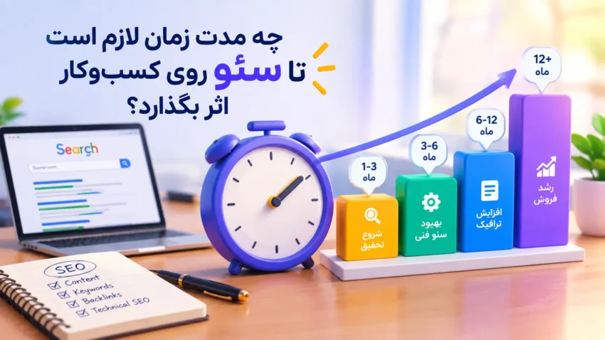 چه مدت زمان لازم است تا سئو روی کسبوکار اثر بگذارد؟