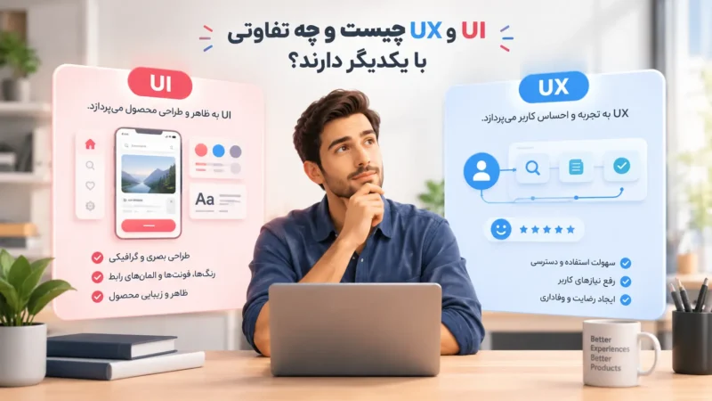 UI و UX چیست و چه تفاوتی با یکدیگر دارند؟